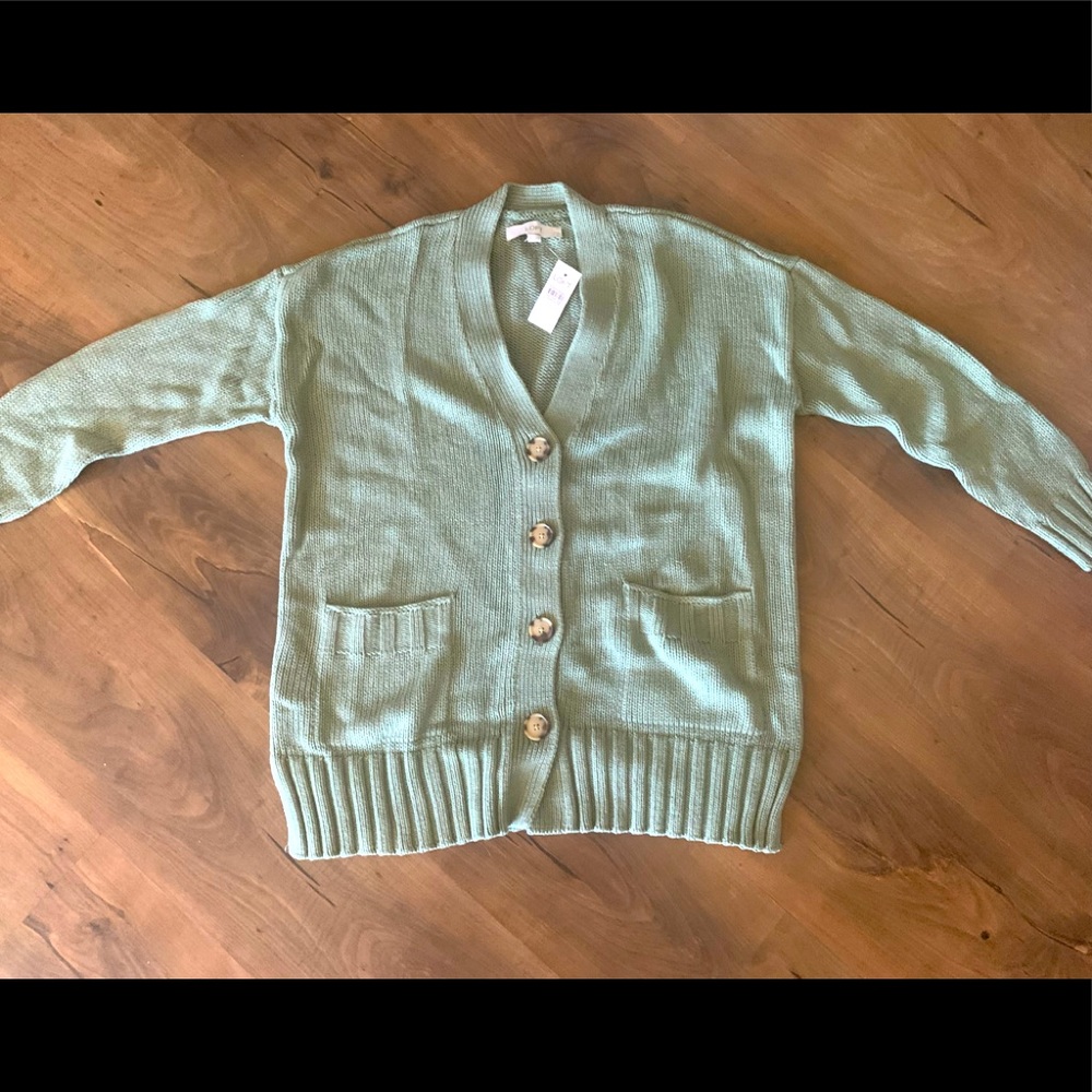 Chunky spring cardigan!